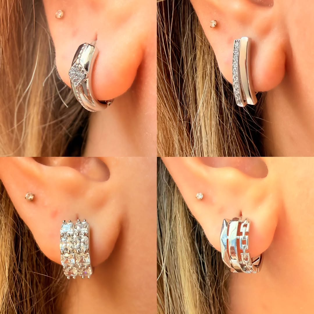 گوشواره ژوپینگ آبکاری طلا 18k